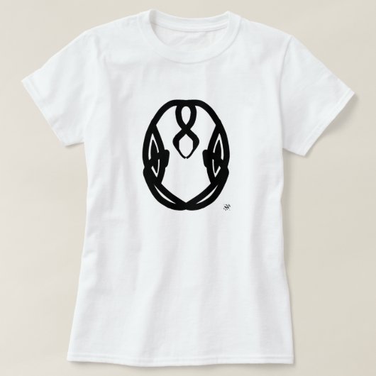Aliens Gesicht T-Shirt (Design vorne)