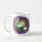 Aliens Graue Kaffeetasse (Links)
