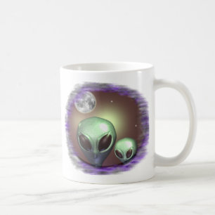 Aliens Graue Kaffeetasse