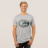 Aliens in der ersten Klasse Tri-Blend Shirt (Vorderseite voll)