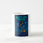 Aliens Love Tacos Kaffeetasse (Mittel)
