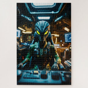 Aliens Raumfahrzeug Puzzle