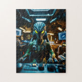 Aliens Raumfahrzeug Puzzle (Vertikal)