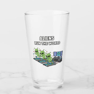 Aliens regieren die Welt Glas