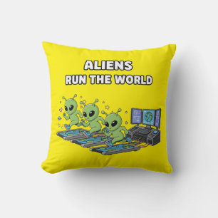 Aliens regieren die Welt Kissen