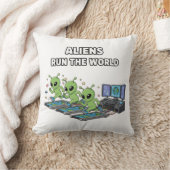 Aliens Run the World Kissen (Decke)