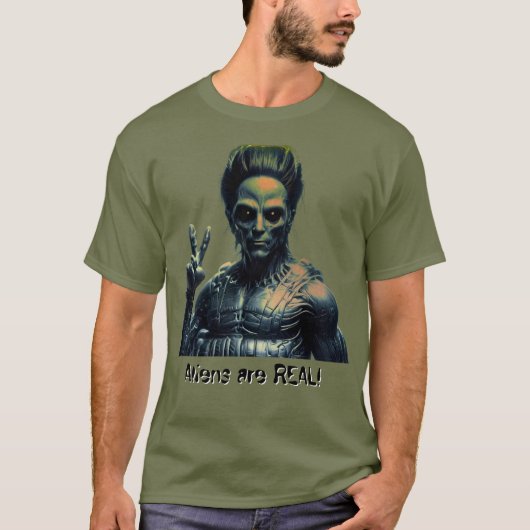 Aliens sind WIRKLICH! T-Shirt (Vorderseite)