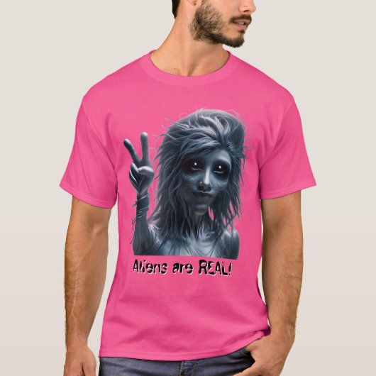 Aliens sind WIRKLICH! T-Shirt (Vorderseite)