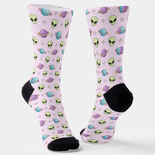 Aliens Socken (Gewinkelt)