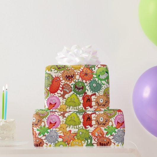 Aliens und Monster Geschenkpapier (Partygeschenke)