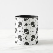 Aliens und Sterne Tasse (Zentrum)