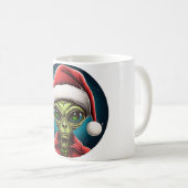 Aliens Weihnachten Kaffeetasse (VorderseiteRechts)