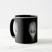 Alienschädel-Röntgenbild Tasse (Vorderseite Links)