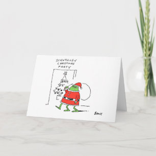 Alienscientologist-Weihnachtskarte Feiertagskarte