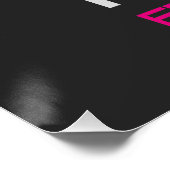 Aliensignal Kosmische Frequenz Poster (Ecke)