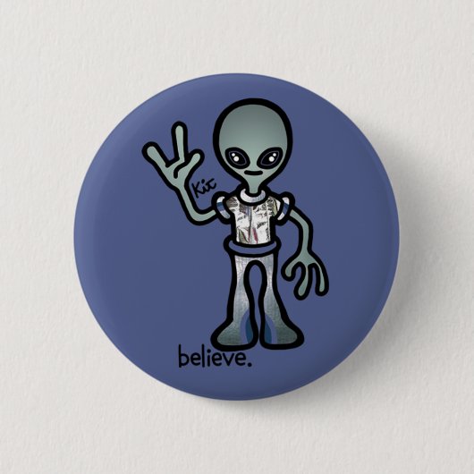 aliensonde button (Vorderseite)