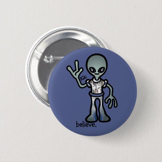 aliensonde button (Vorne & Hinten)