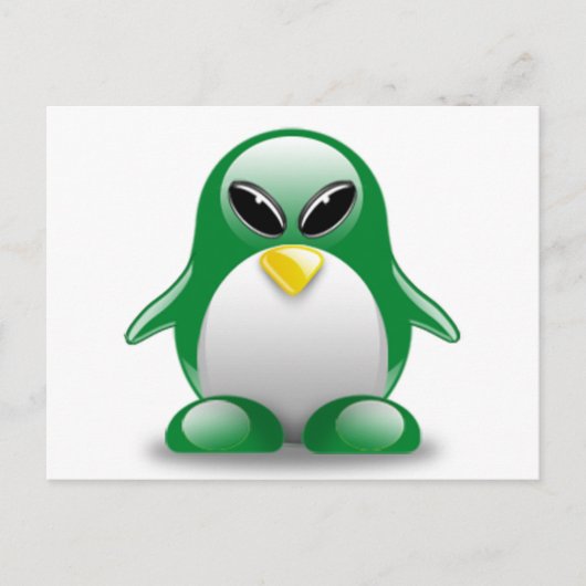 Alientux Postkarte (Vorderseite)