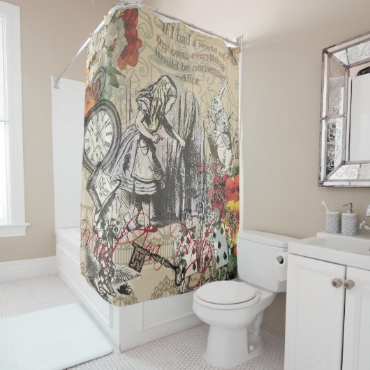 Alienunsense-Vorhang Duschvorhang (Beispiel)