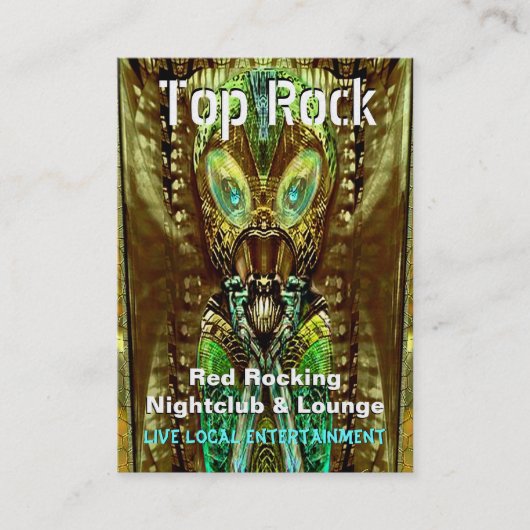 AlienVibe Paranormal Visitenkarte (Vorderseite)