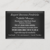 AlienVibe Paranormal Visitenkarte (Rückseite)