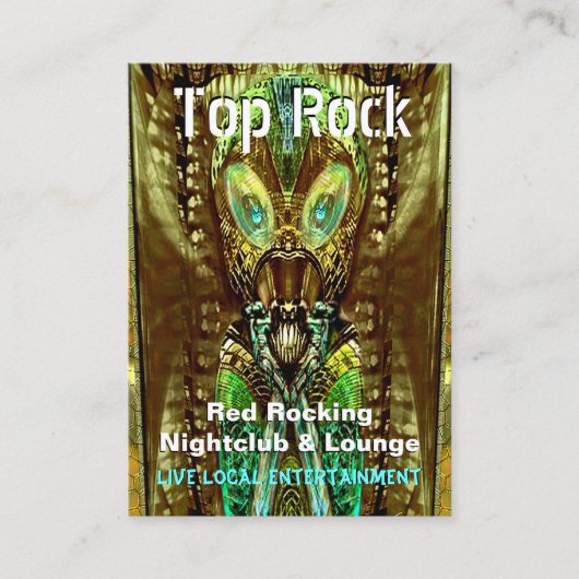 AlienVibe Paranormal Visitenkarte (Vorderseite)