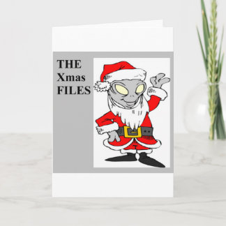 alienweihnachten feiertagskarte