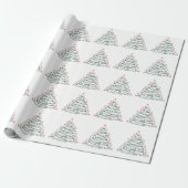 Aligator Weihnachtsbaum Funny Crocodile Florida Geschenkpapier (Ungerollt)