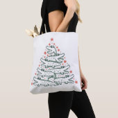 Aligator Weihnachtsbaum Funny Crocodile Florida Tasche (Von Nahem)