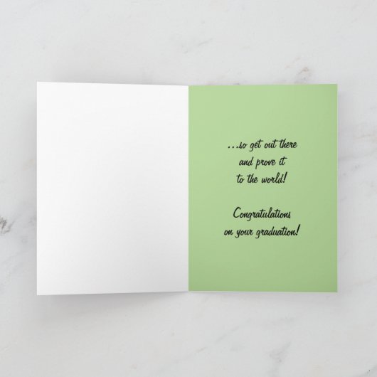 "Alight, ich weiß, dass du klug bist..." - Thema A Karte (Innenseite)