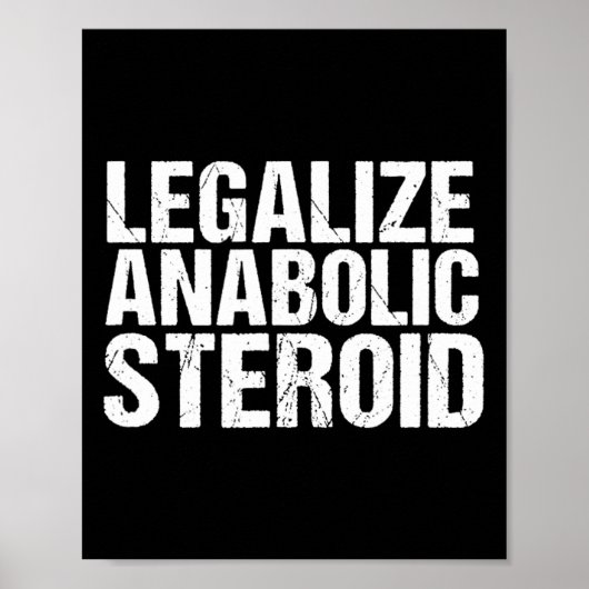 Alignate Anabole Steroide - Gym Bodybuilding  Poster (Vorne)