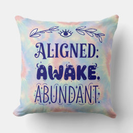 Aligned Awake Abundant Esoteric Throw Kissen