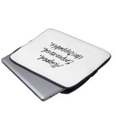 Aligned. Empowered. Unstoppable. Laptopschutzhülle (Vorne Knopf)