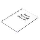 Aligned. Empowered. Unstoppable. Notizblock (Linke Seite)