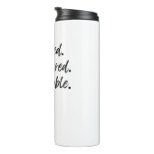 Aligned. Empowered. Unstoppable. Thermosbecher (Nach rechts gedreht)