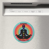 "Alignment Body Mind Soul" Chakra Meditation & Yog Magnet (In Situ (Geschirrspüler))