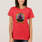 "Alignment Body Mind Soul" Chakra Meditation & Yog T-Shirt (Vorderseite)