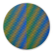 Alignment Energy | Abstrakte Linien Keramikknauf (Vorderseite)