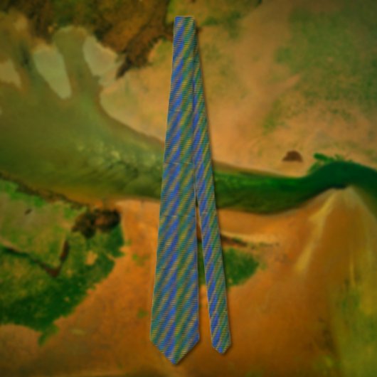 Alignment Energy | Moderne Abstrakte Linien Neckti Krawatte