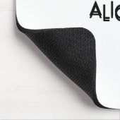Alignment Issue Aesthetic Typography Precision Mousepad (Ecke)