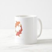 Alignment – Koi Fish Symbol of Balance, Clarity Kaffeetasse (VorderseiteRechts)