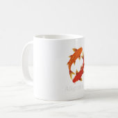 Alignment – Koi Fish Symbol of Balance, Clarity Kaffeetasse (Vorderseite Links)