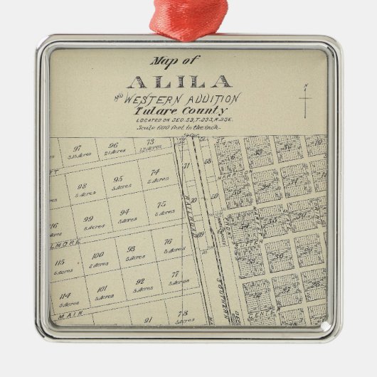 Alila Ornament Aus Metall (Vorne)