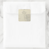 Alila Quadratischer Aufkleber (Tasche)