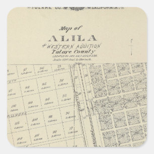 Alila Quadratischer Aufkleber