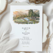 Alila Ventana Big Sur Wedding Einladung