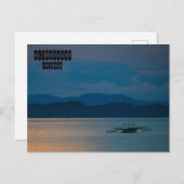 Alimanguan Beach auf den Philippinen in Palawan Postkarte (Vorne/Hinten)