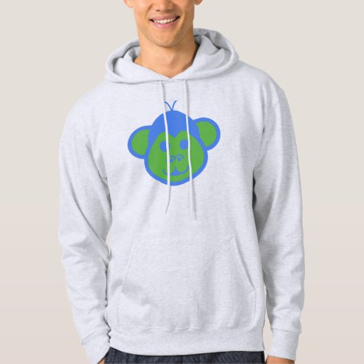 Alimon (Alien Monkey) Basic Hooded Sweatshirt (Vorderseite)