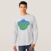 Alimon (Alien Monkey) Basic Long Sleeve T - Shirt (Vorne ganz)