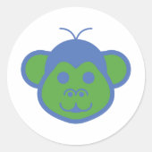 Alimon (Alien Monkey) Sticker (Vorderseite)